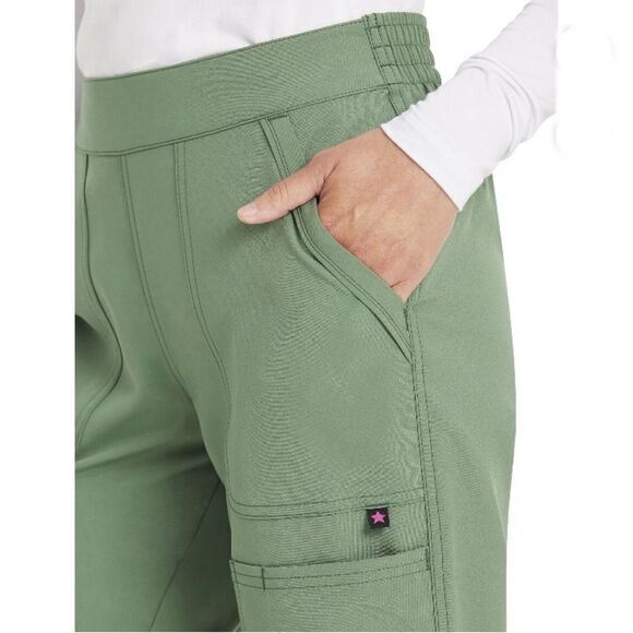 Fashion Stretch Pull-On Straight Leg Cargo Scrub Pants Size 3X - Picture 5 of 9